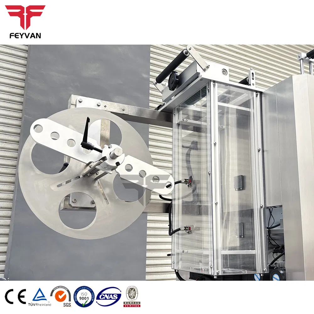 Precision Automatic Beer Can Shrink Sleeve Labeling Machine with Long Service Life