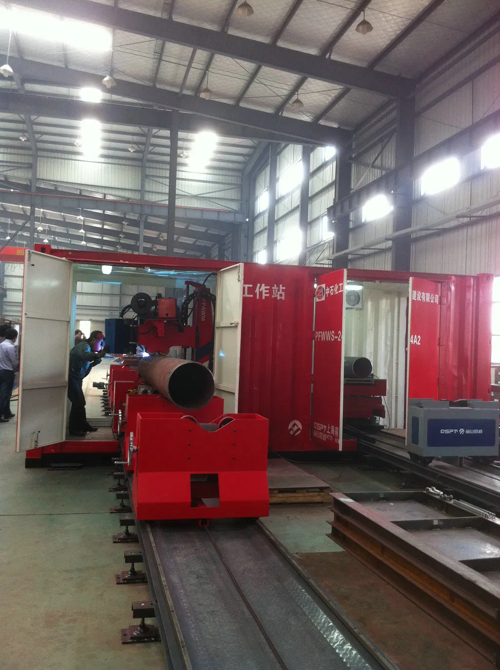 Trolley (Carriage) Conveying System for Tube Transport