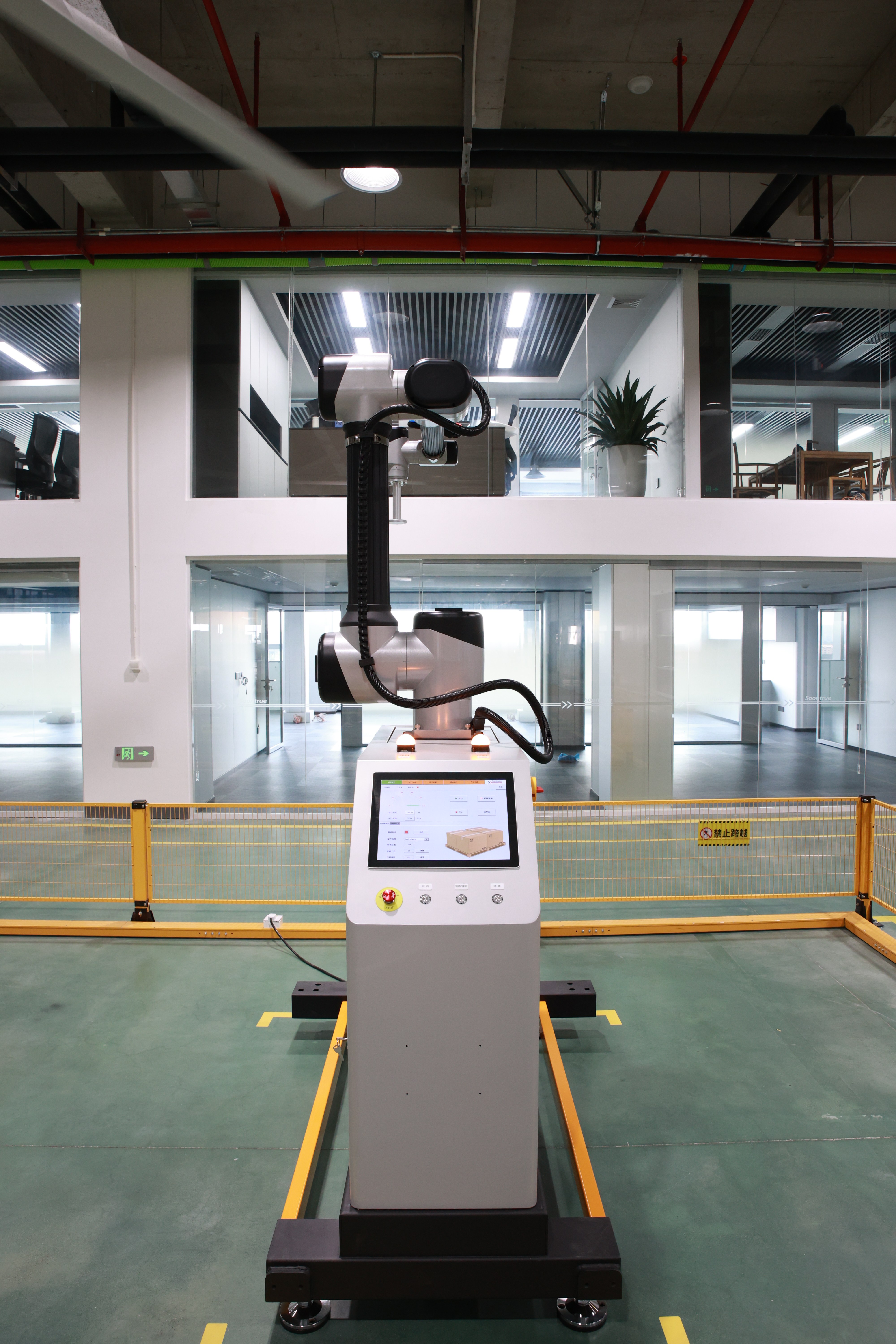 Fully Automated PLC Collaborative Robotic Palletizing System for Food &amp; Tobacco Industries Plastic Packaging Barrel Handling