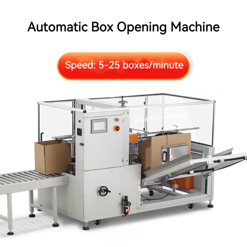 Automatic Carton /Paper Box/Case Forming /Erecting /Erect/Opening Machine with Sealing Strapping Packing/Pack/Packaging Line