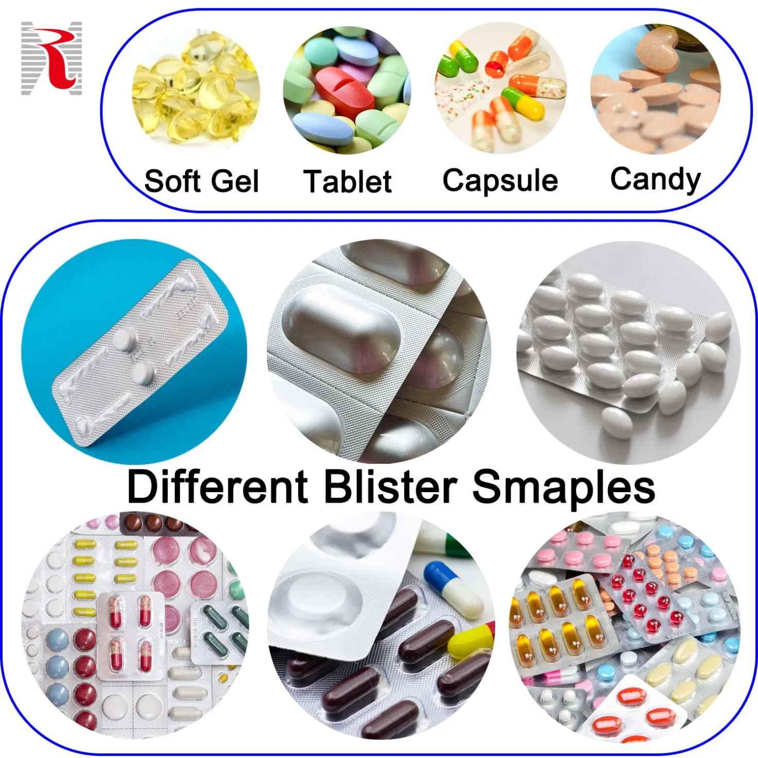 Automatic Small Pill Capsule Tablet Blister Packing Machine Multifunction Capsule Tablet Pill Sealing Blister Cap Machine Blister Packaging Machine