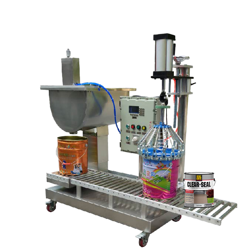 Small Liquid 5 Gallon Pail Filler, Manual Container Filling Machine with Servo, Machines for Filling Collapsible, Outdoor Gallon Filling Equipment