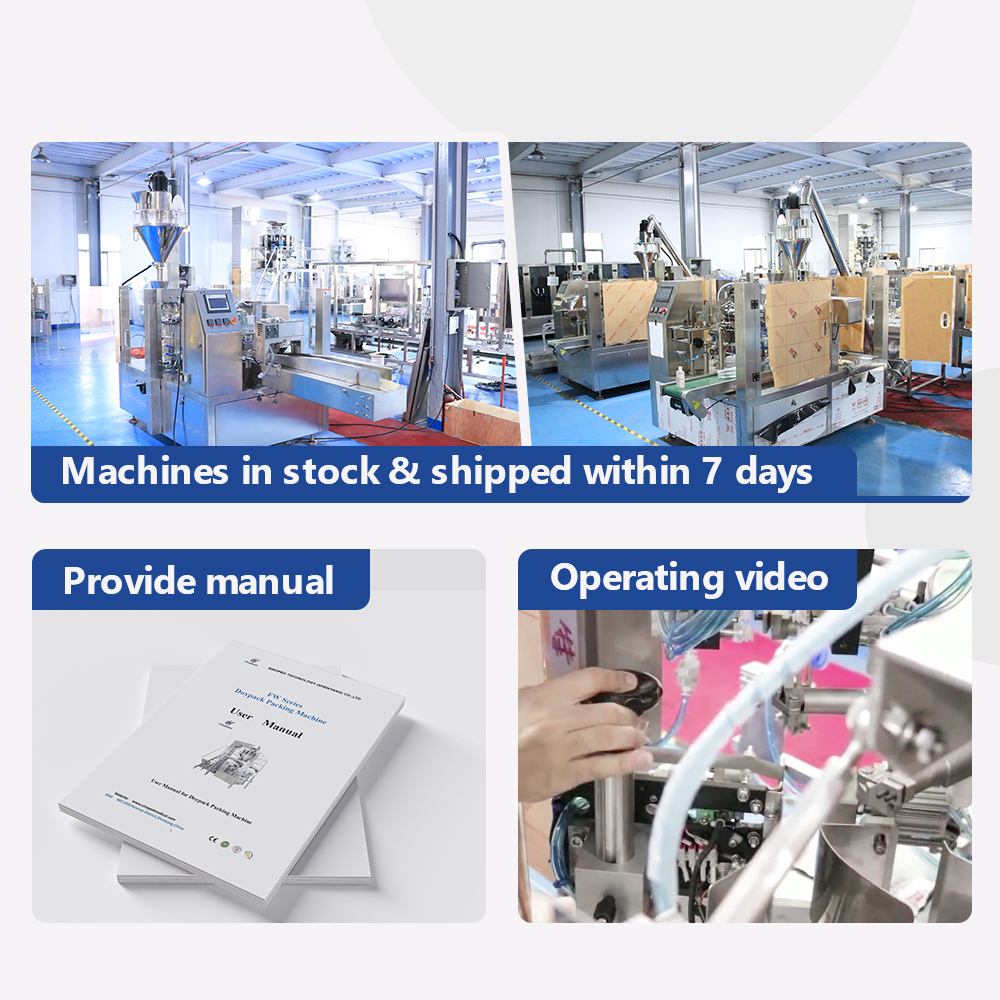 Multi-Function Automatic Electric Motor High-Speed Filling Premade Pouch Packing Machine for Food &amp; Commodity