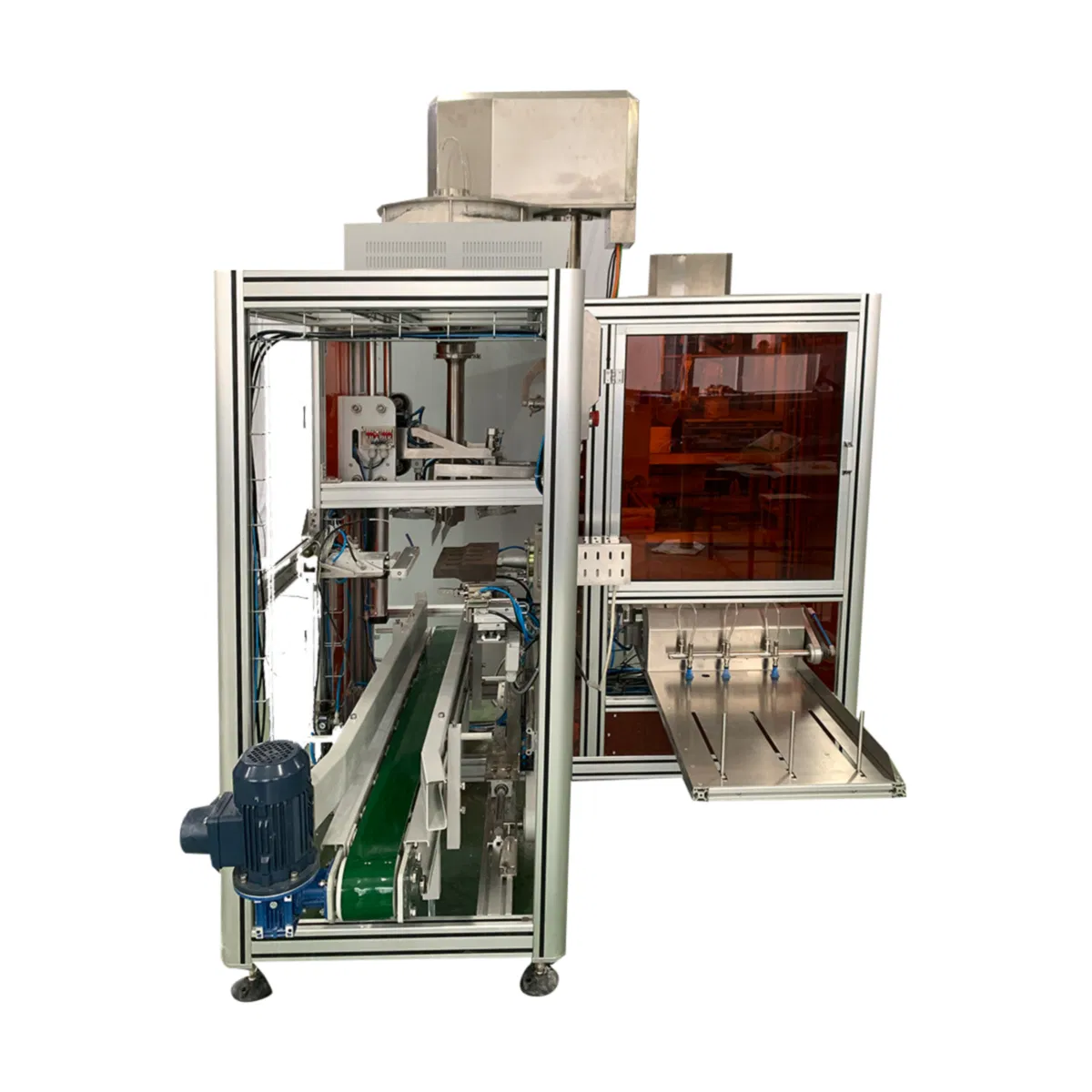 5 Kg Weighing Bagging Filling Feed Fertilizer Granular Grain Salt Sugar Rice Packing Machine Fully Automatic Packaging Machine