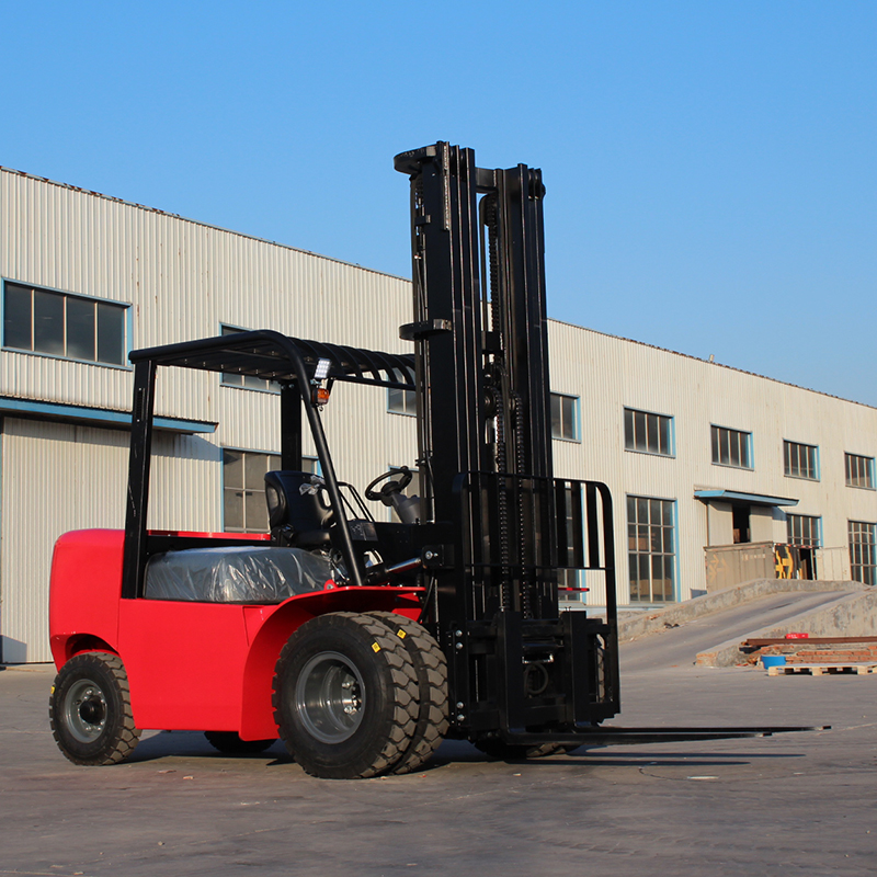 Improved-Type Strong Power Forklifts 4x4 Pallet Stacker Forklift 6t All Terrain Pallet Forklift