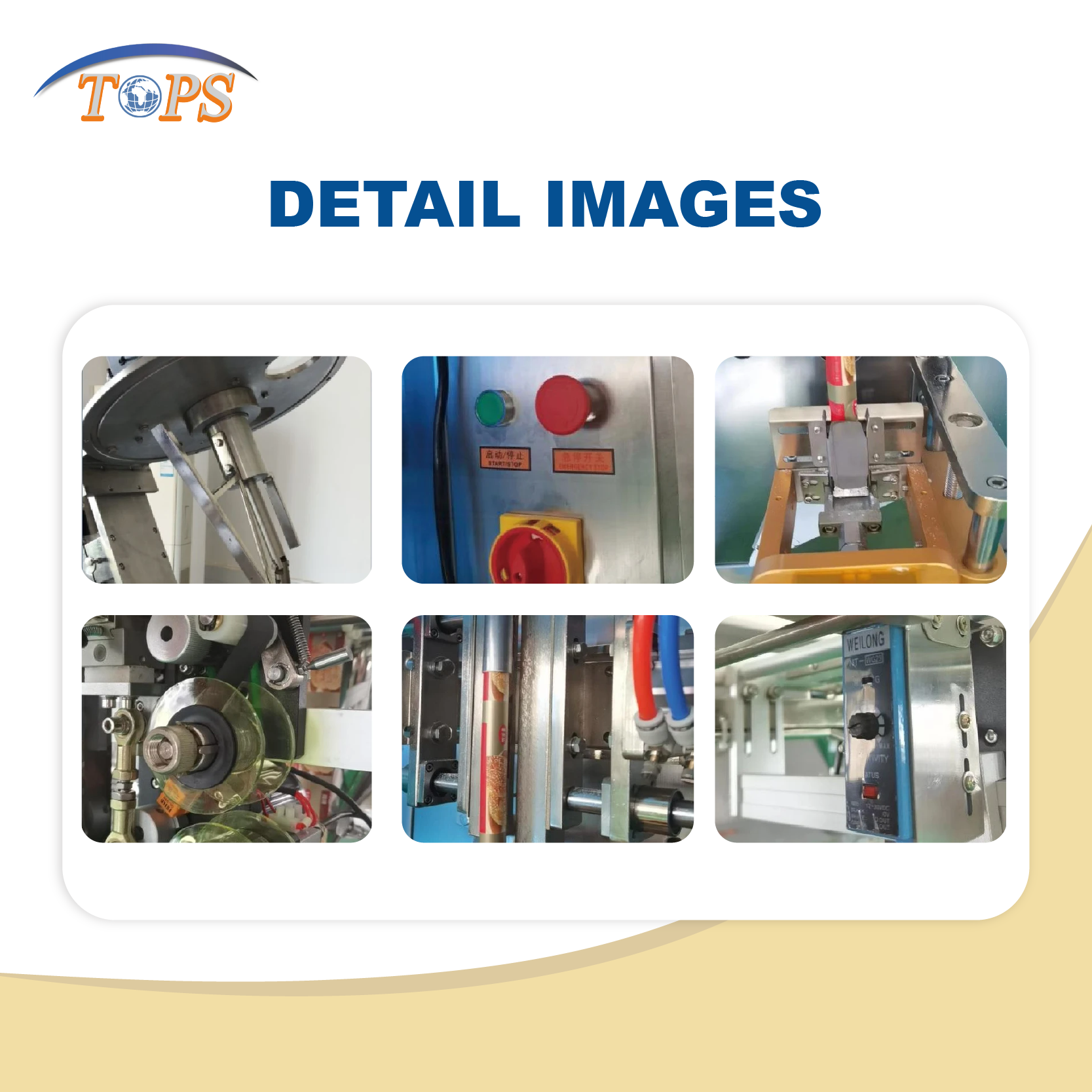 Durable Automatic Sachet Packing Machine for Powder Dried Banana Fruit with Labeling and High Capacity Bags/Pouch Packaging