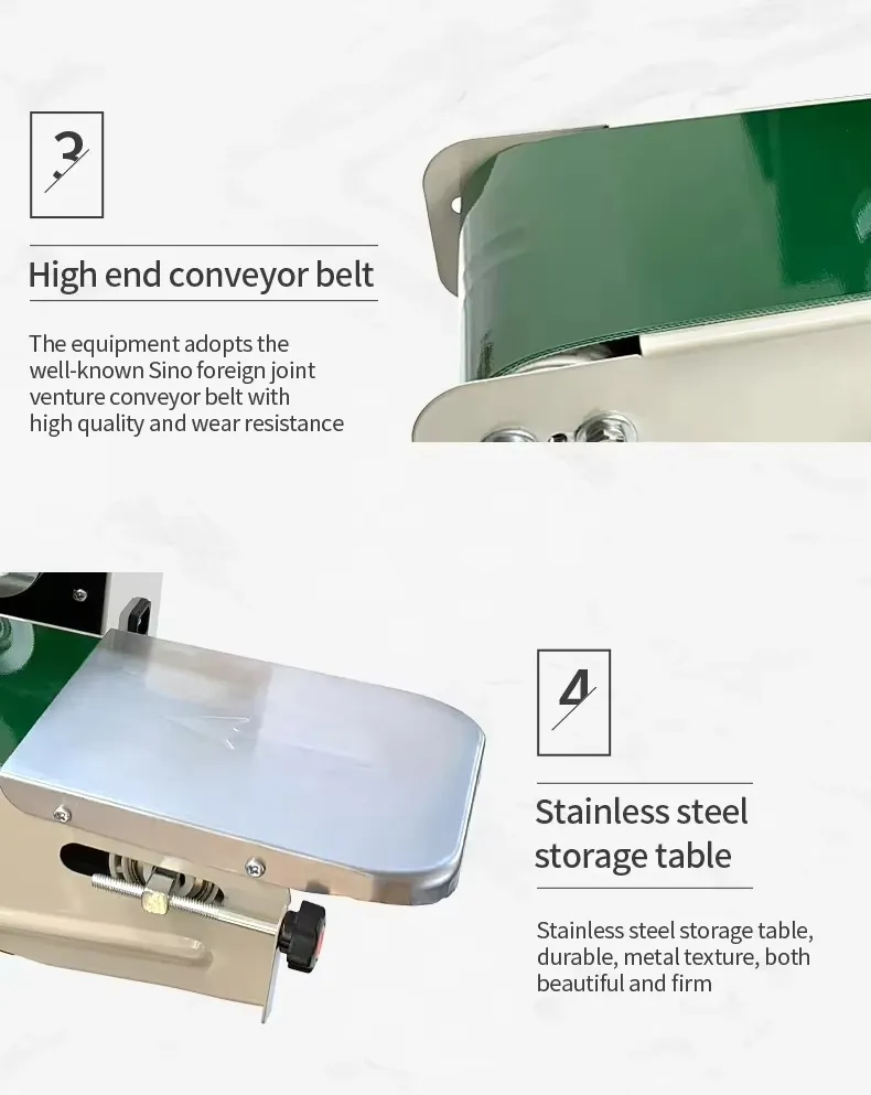 Fr900 Automatic Intelligent Control Food Pouch Bag Packing Mini Sealer Sealing Machine for Foil Paper Film Bag Pouch Case