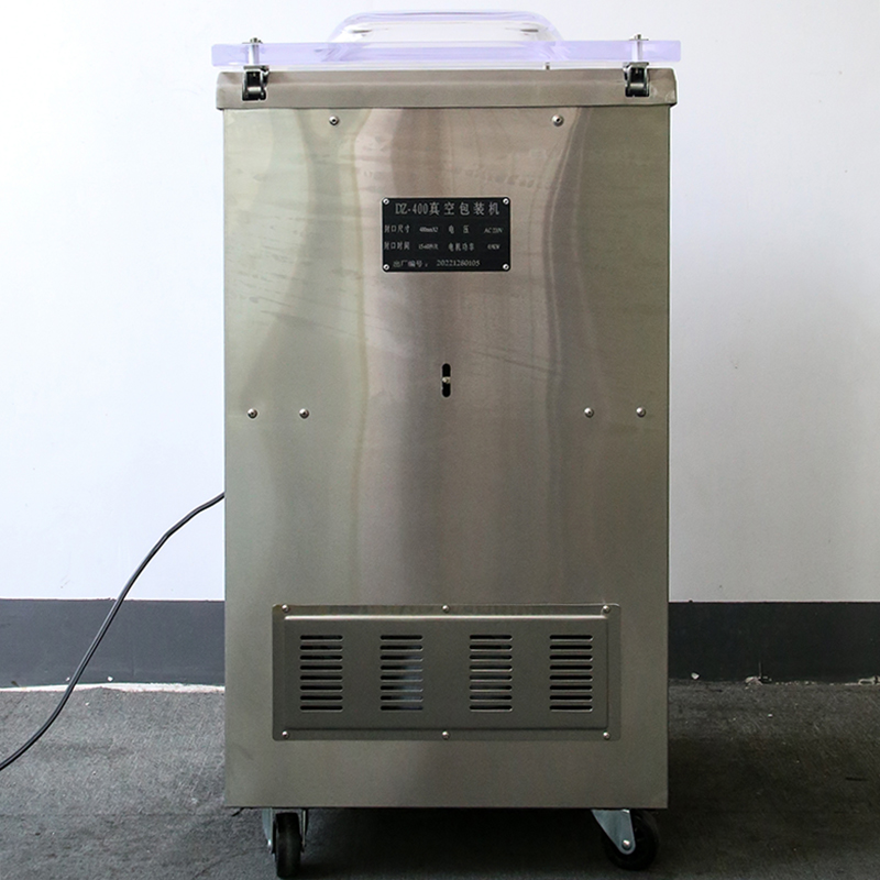 DZ-400 Fully Automatic Vacuum Packaging Machine Single Room Flat Meat Seafood Packaging Machine