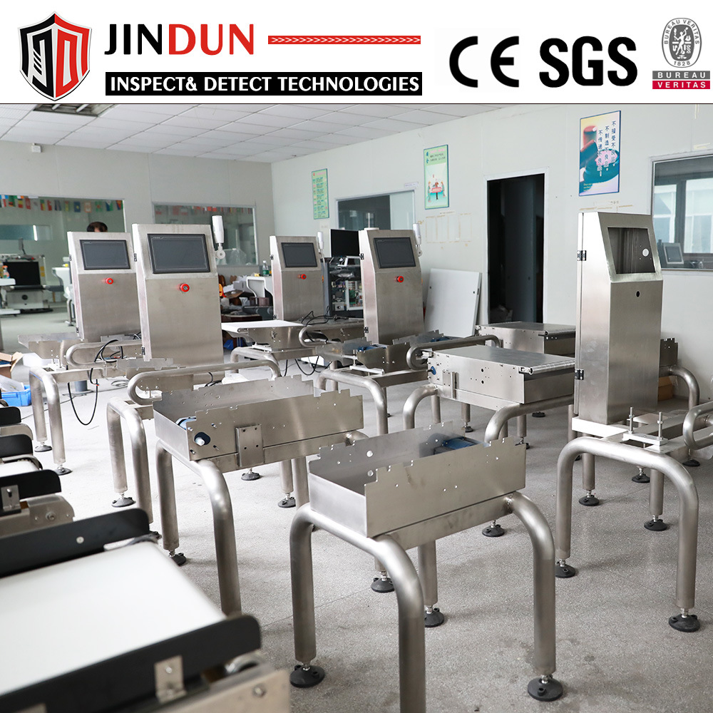 High Accuracy Inline Dynamic Checkweigher Conveyor System for Packaging Line Weight Inspection