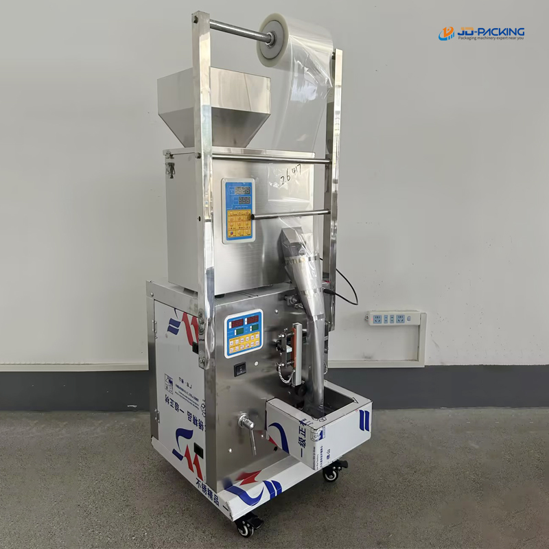 Automatic Small Business Weighing Packing Machine Food Spice Coffee Tea Sachets Granule Beans Nuts Fruits Packaging Machine