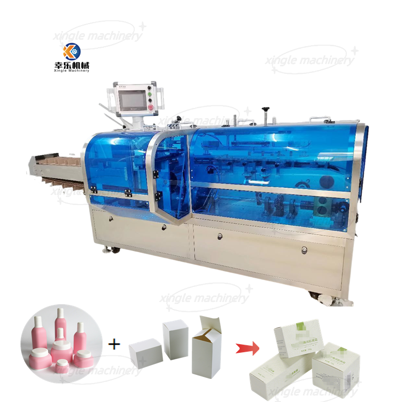 High-Speed Paper Box Folding Beverages Food Cosmetic Bottle Packing Cartooning Machine Fully Automatic Cartoning Machine