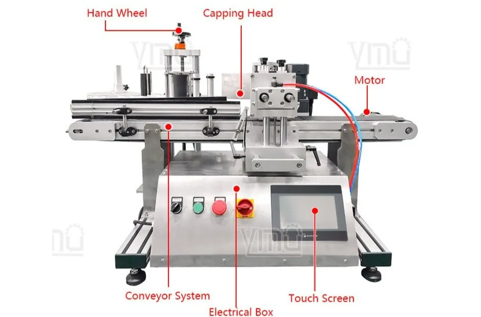 Automatic Wrap Labeling Machine for Round Bottles with Touchscreen HMI