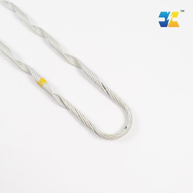 160kN Rts Double Layer Structural Preformed Dead End Cable Tension Clamp for Opgw Large Angle Tower