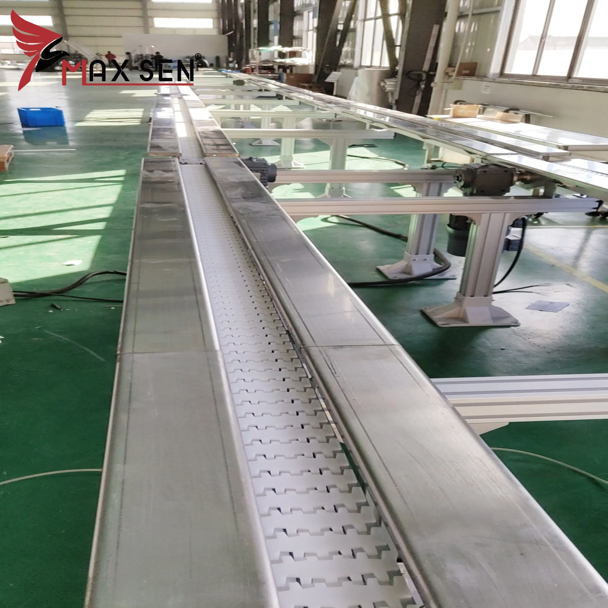 High Quality POM Flexible Chain Conveyor Flex Linked System with Aluminum Frame for Medical Items Conveying