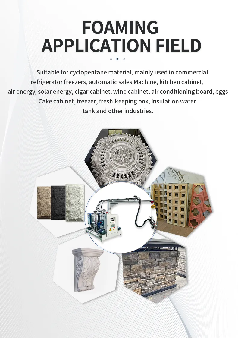 Culture Stone Add Powder Multi-Color PU Machine Polyurethane Foam Filling Machine