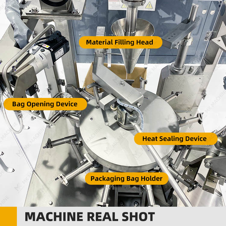 Automatic Doypack Packing Machine Dried Meat Beef Jerky Premade Pouch Packing Machine