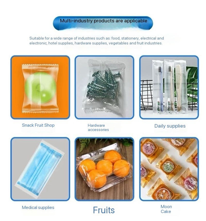 Pillow - Type Horizontal Automatic Biscuit, Candy, Soap and Hard Candy Tissue Paper Packaging Machine.