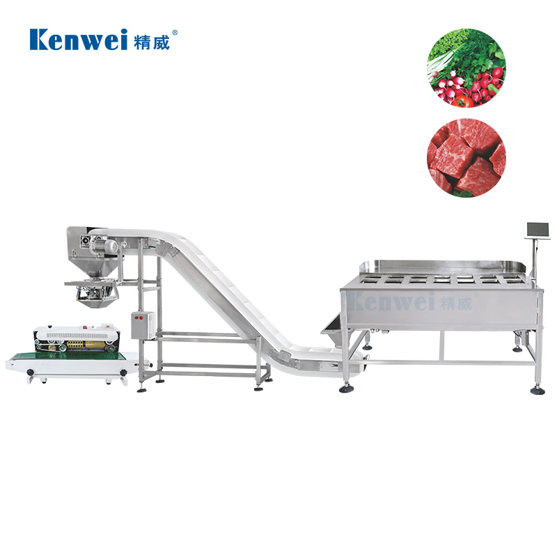 Comprehensive Food Packaging System Using 14 Head Manual Multihead Weigher Packaging System
