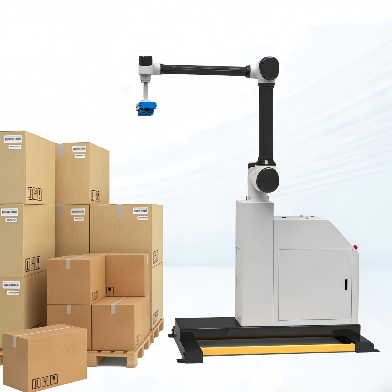 Fully Automated PLC Collaborative Robotic Palletizing System for Food &amp; Tobacco Industries Plastic Packaging Barrel Handling
