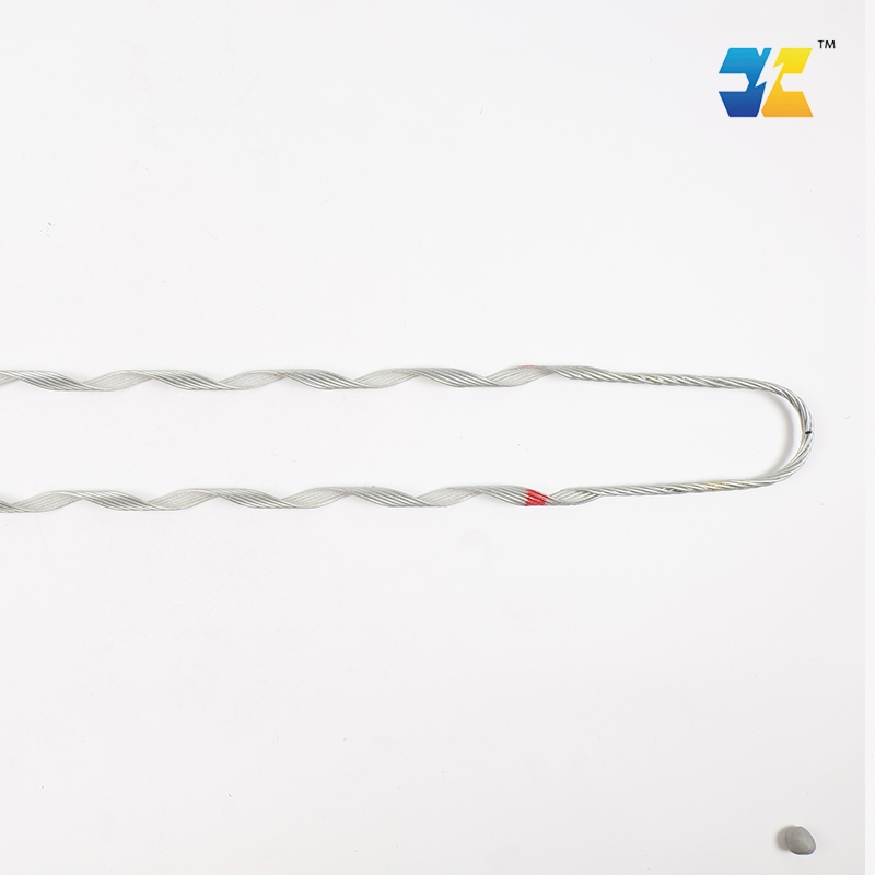 Galvanized Steel Preformed Helical Dead End Cable Tension Clamp for Opgw Fiber Optic Cables