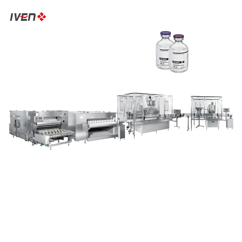 Advanced Technology Automatic Glass Water Bottle Filling Sealing Packing Equipment for Pharmaceutical &amp; Medical Glass Bottle Machine