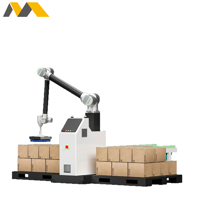 Heavy-Duty Collaborative Palletizing Robot System for Packaging Line Integration