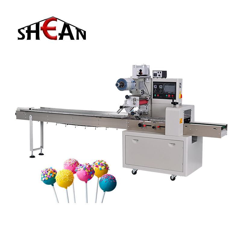 Wrapper Flow Pack Machine Horizontal Packaging Machine Automatic Cookie Bread Wonton Wraps Packing Machine