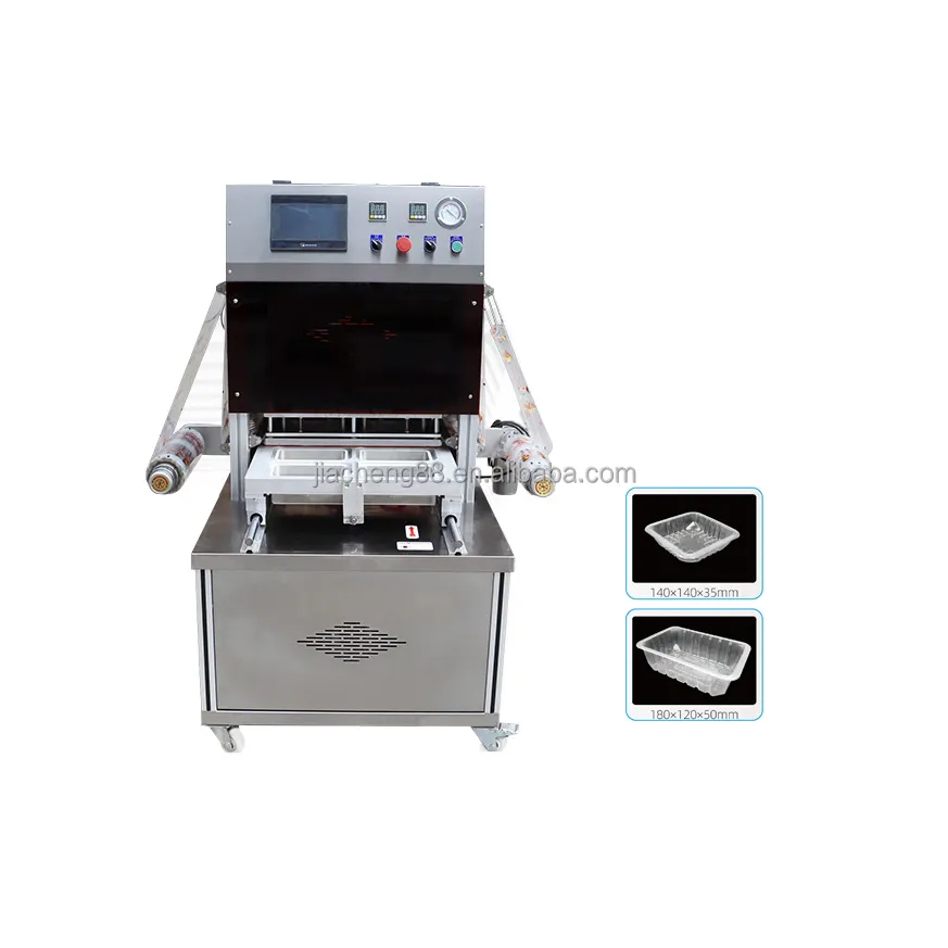 Langtai Continuous Type Vacuum Packaging Machine For Food Meat Cheese Fish Fresh Keeping Preservation Sealing Packing Equipment