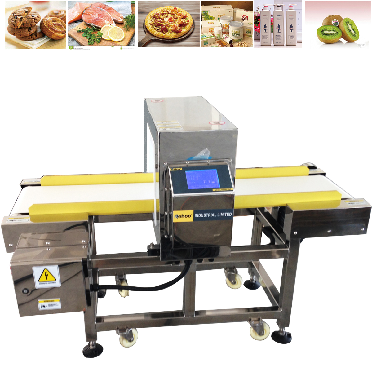 Combination Metal Detector Checkweigher Automatic Weight Sorting &amp; Metal Inspection for Finished Food Bag Packing Line