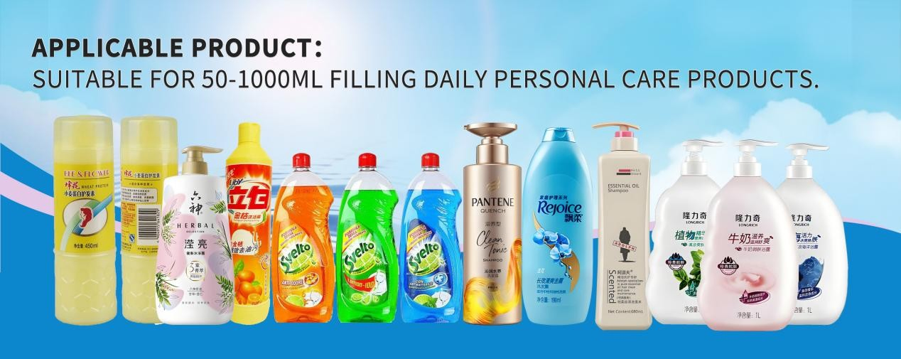 Tracking Linear No Stop Hair Conditioner Detergent and Daily Chemical Shampoo Capping Packing and Filling Machine
