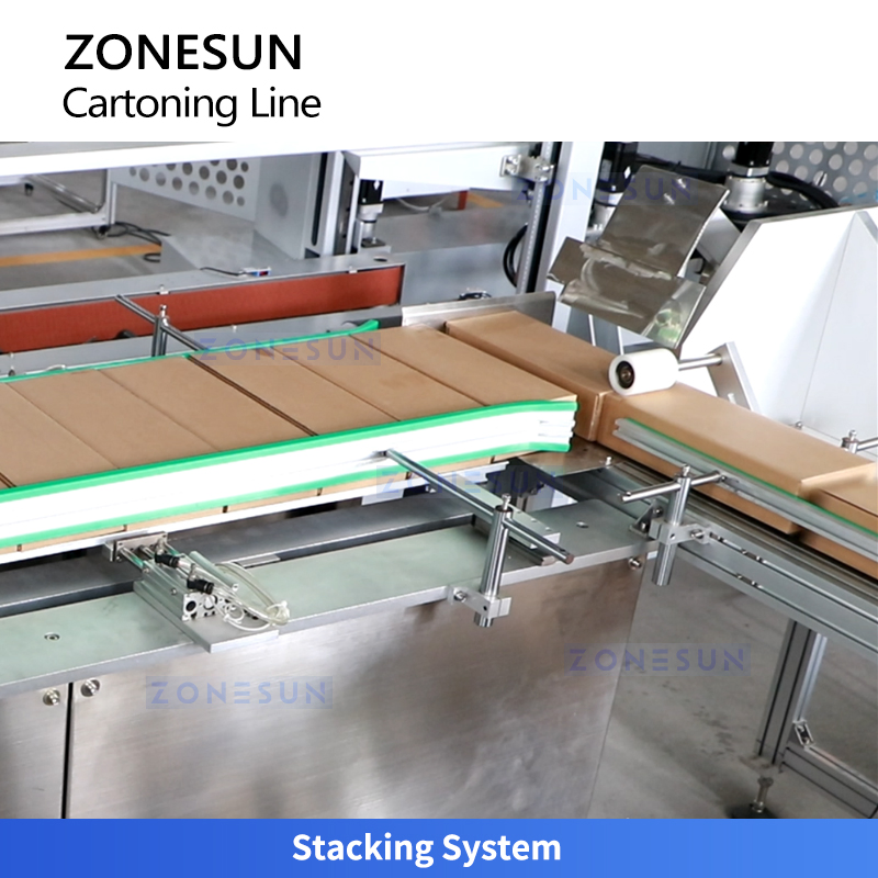 Zonesun Zs-Fal180V5 Automatic High Speed Cartoning Packing Machine Automatic Case Erecting Loading Sealing Production Line