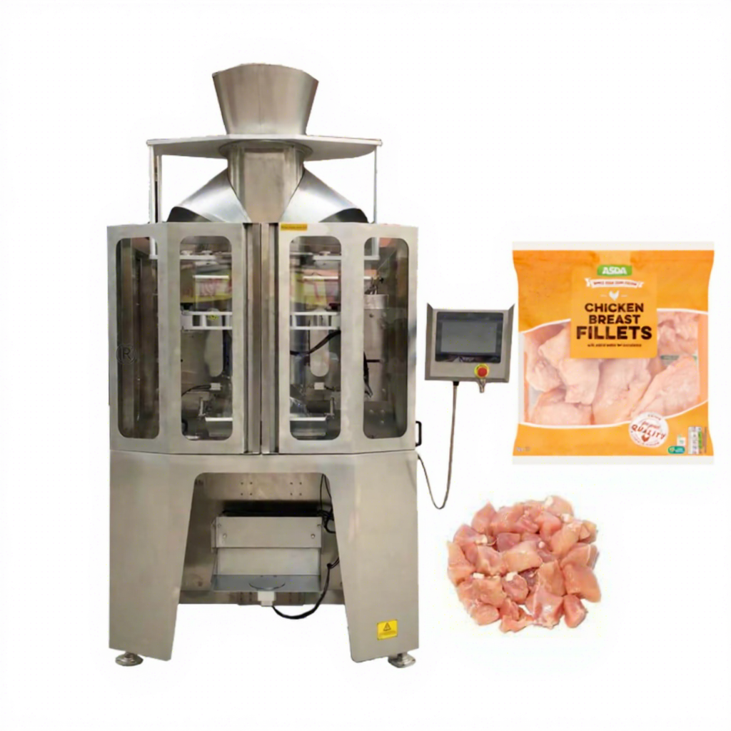 Automatic Weighing Filling Vertical Pouch Packing Machine Solids Multihead Vertical Packaging Machine