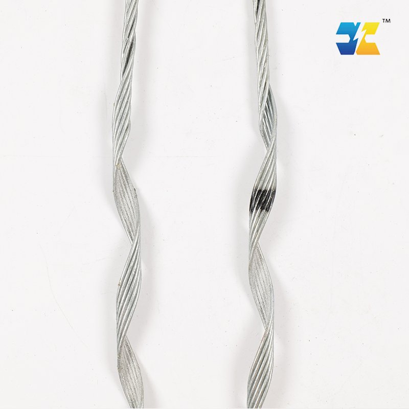 Galvanized Steel Preformed Helical Dead End Cable Tension Clamp for Opgw Fiber Optic Cables