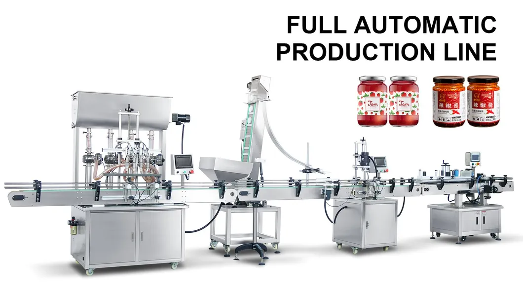 Automatic Liquid Pet Glass Bottle Dosing Juice Cream Paste Honey Wine Olive Engine Oil Sauce Bottling Filling Capping Sealing Labeling Machine Price