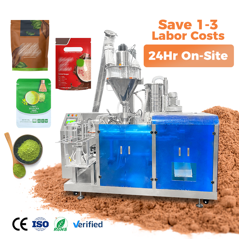 Automatic Doypack Filling Machines for Coffee Powder Sugar Tea Nuts Snack Food Granule Pouch Packing Line