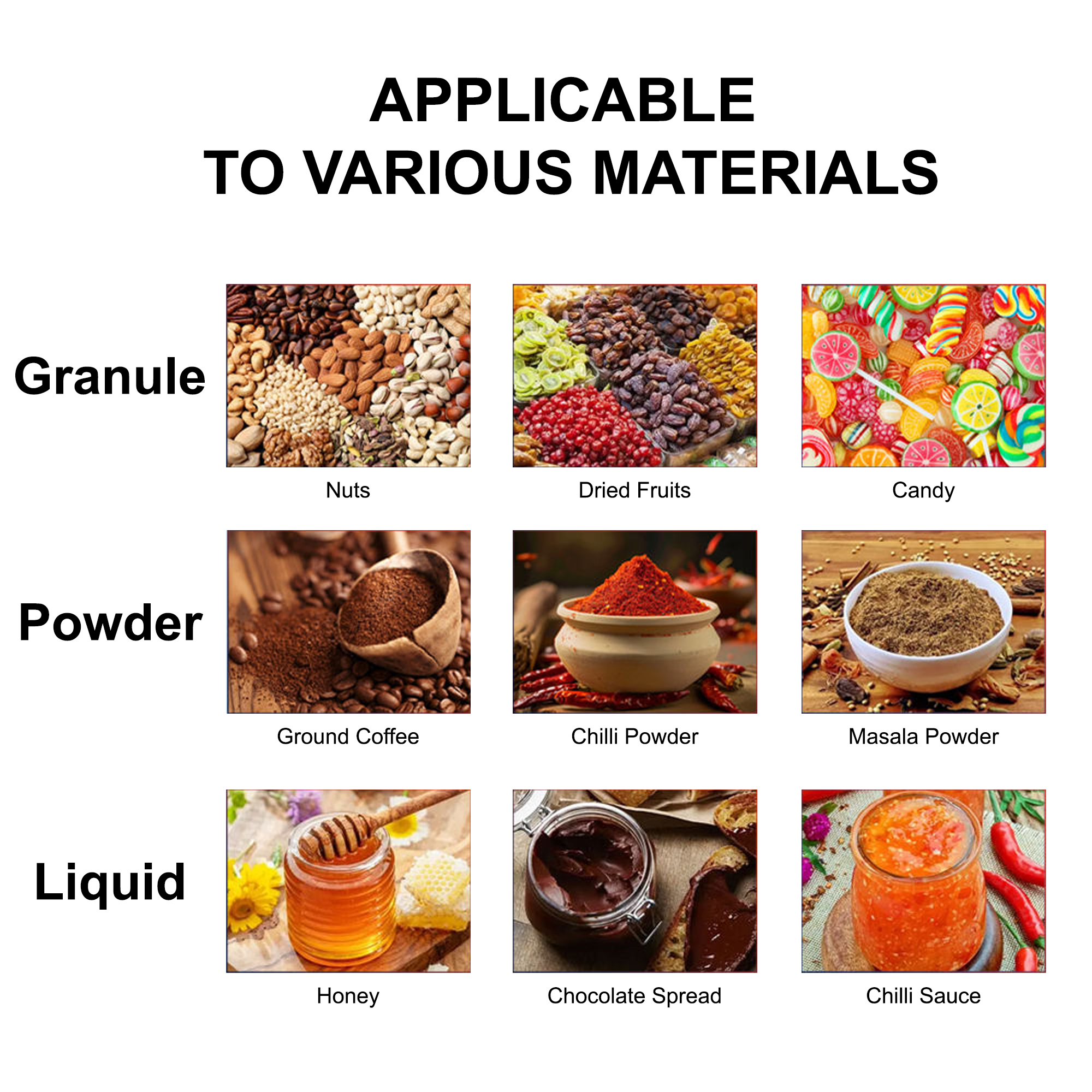 Multihead Weigher Premade Pouch Packing Machine for Nuts Candy Dried Fruit Granules | Stand up Doypack Zipper Flat Pillow Bags