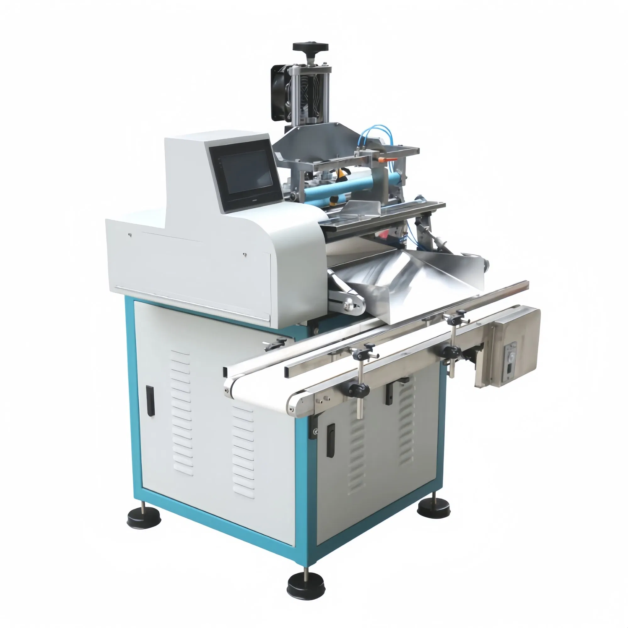 Fully Automatic Paper Tube Machine for Composite Aluminum Foil Paper Cans of Potato Chips, Tube Cutting, Drying, Hot Melt Adhesive Labeling, 360-Degree Crimping