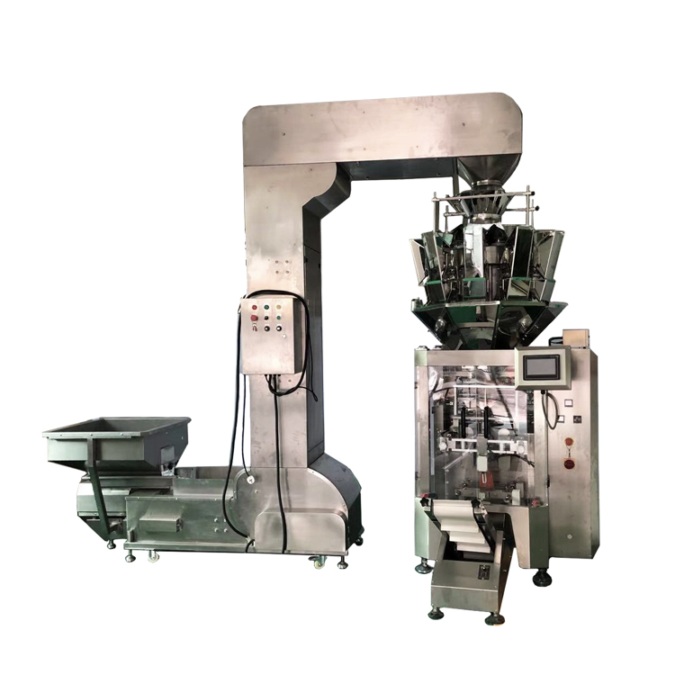 Automatic Weighing Filling Vertical Pouch Packing Machine Solids Multihead Vertical Packaging Machine