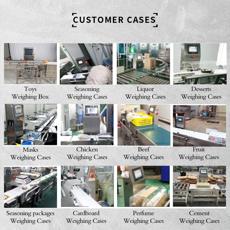 High Accuracy Inline Dynamic Checkweigher Conveyor System for Packaging Line Weight Inspection