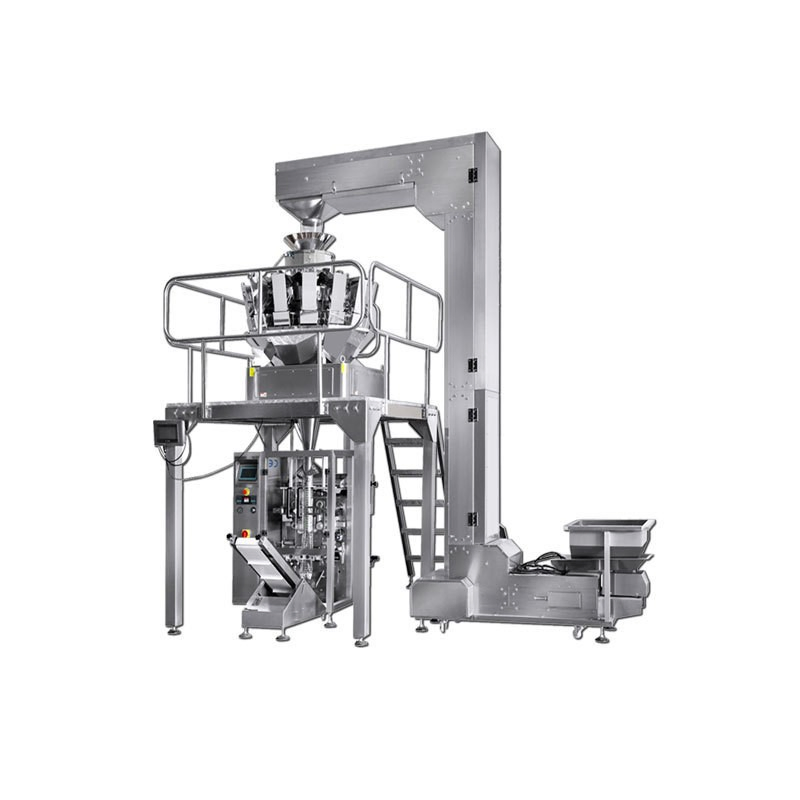 Packaging Machine for Puffed Snacks: Nitrogen-Filled Weighing, Filling, and Sealing Machine for Popcorn, Potato Chips, French Fries, and Nuts