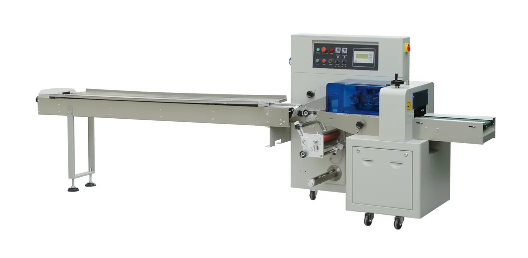 Horizontal Chocolate Bar Bread Soap Food Products Flow Pack Wrapping Packaging Machine