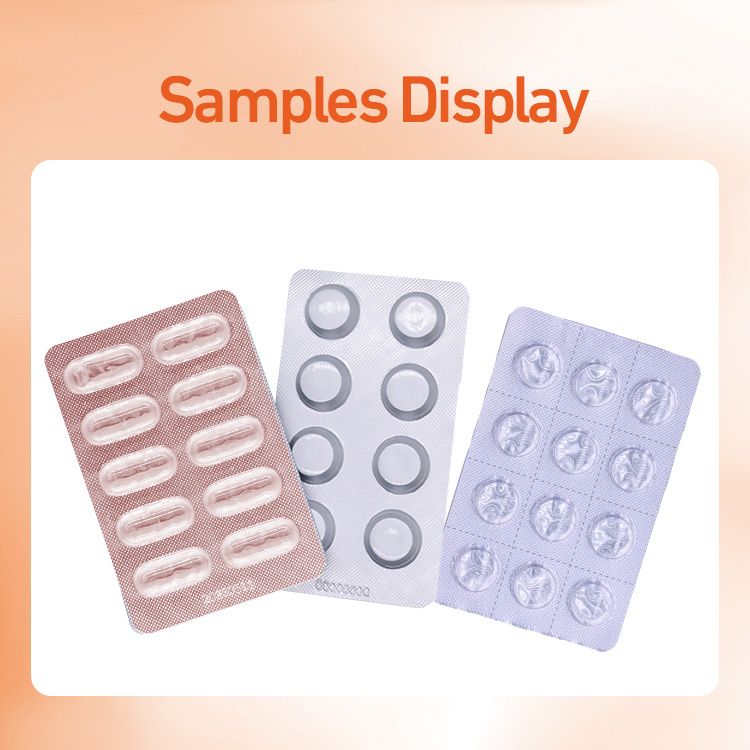 DPP Flat Plate Automatic Packaging Alu Alu PVC Aluminum Plastic Pill Tablet Capsule Blister Packing Machine
