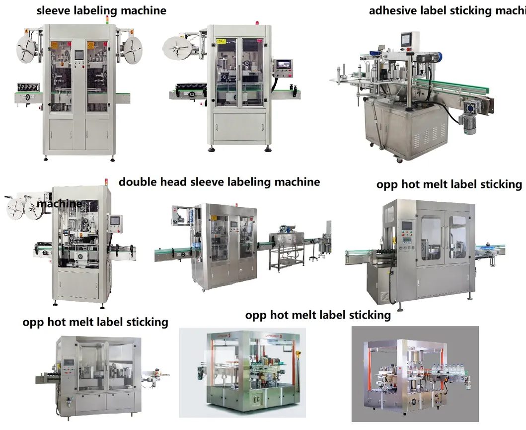 Single Head Double Head Sleeve Labeling Machine Models