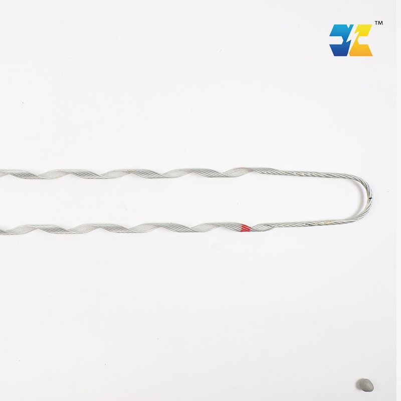 160kN Rts Double Layer Structural Preformed Dead End Cable Tension Clamp for Opgw Large Angle Tower