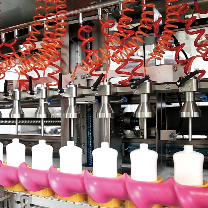 Tracking Linear No Stop Hair Conditioner Detergent and Daily Chemical Shampoo Capping Packing and Filling Machine