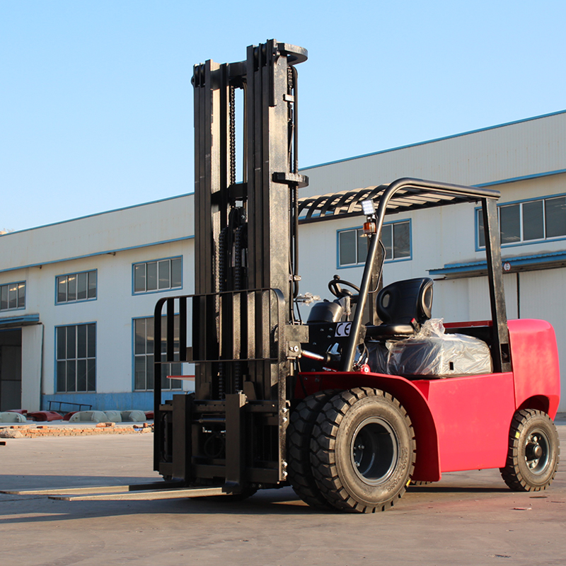 Improved-Type Strong Power Forklifts 4x4 Pallet Stacker Forklift 6t All Terrain Pallet Forklift