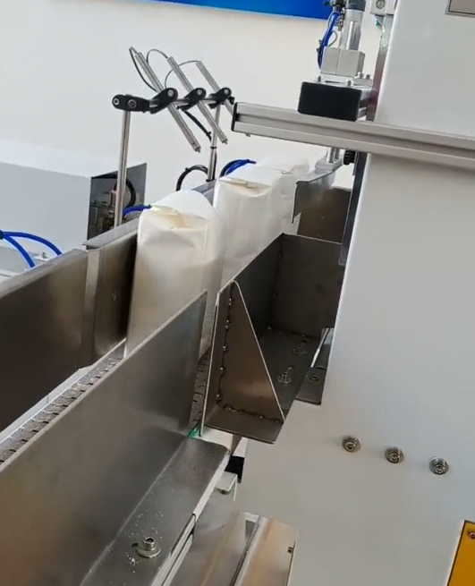 Fully Automatic Flour Paper Bag Packing Machine Paper Bag Sealing Machine Paper Pouch Sealing Machine