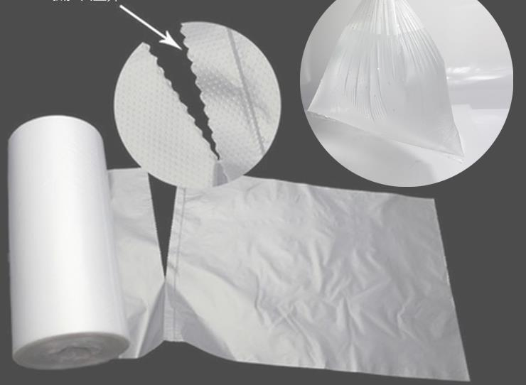 Automatic Polythene Plastic Supermatket Carry Shopping Roll Bag Make Machinery Garbage Trash Rubbish Star Sealing Table Cloth Bag on Roll Bag Making Machine