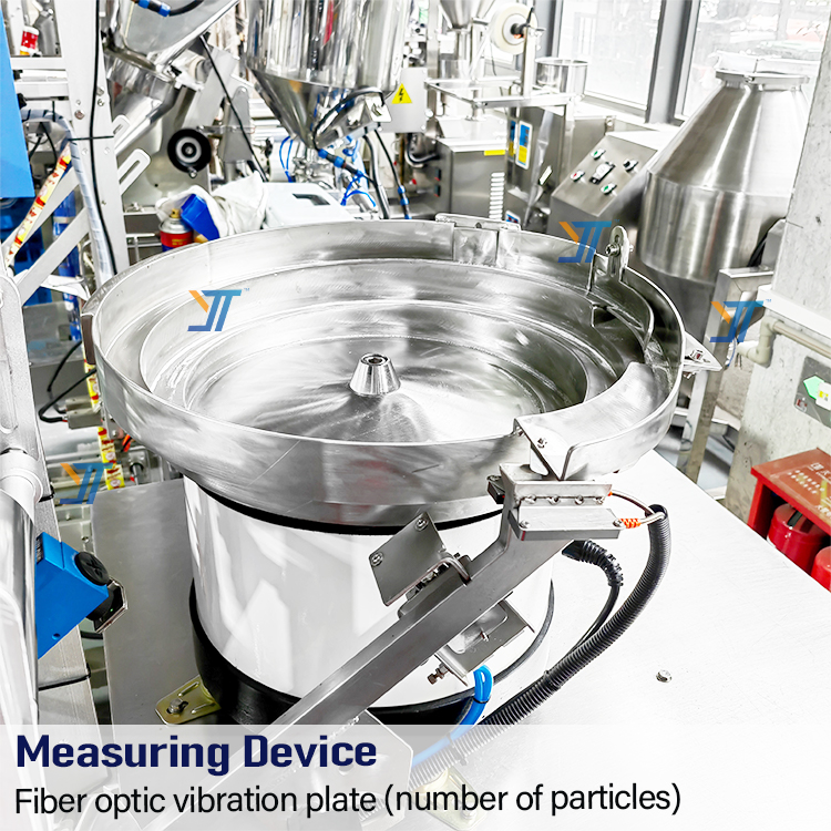 High Efficiency And Automation Dietary Supplements Calcium Tablets 3/4 Side-Sealing Small Bag Vibratory Tray Packaging Machine