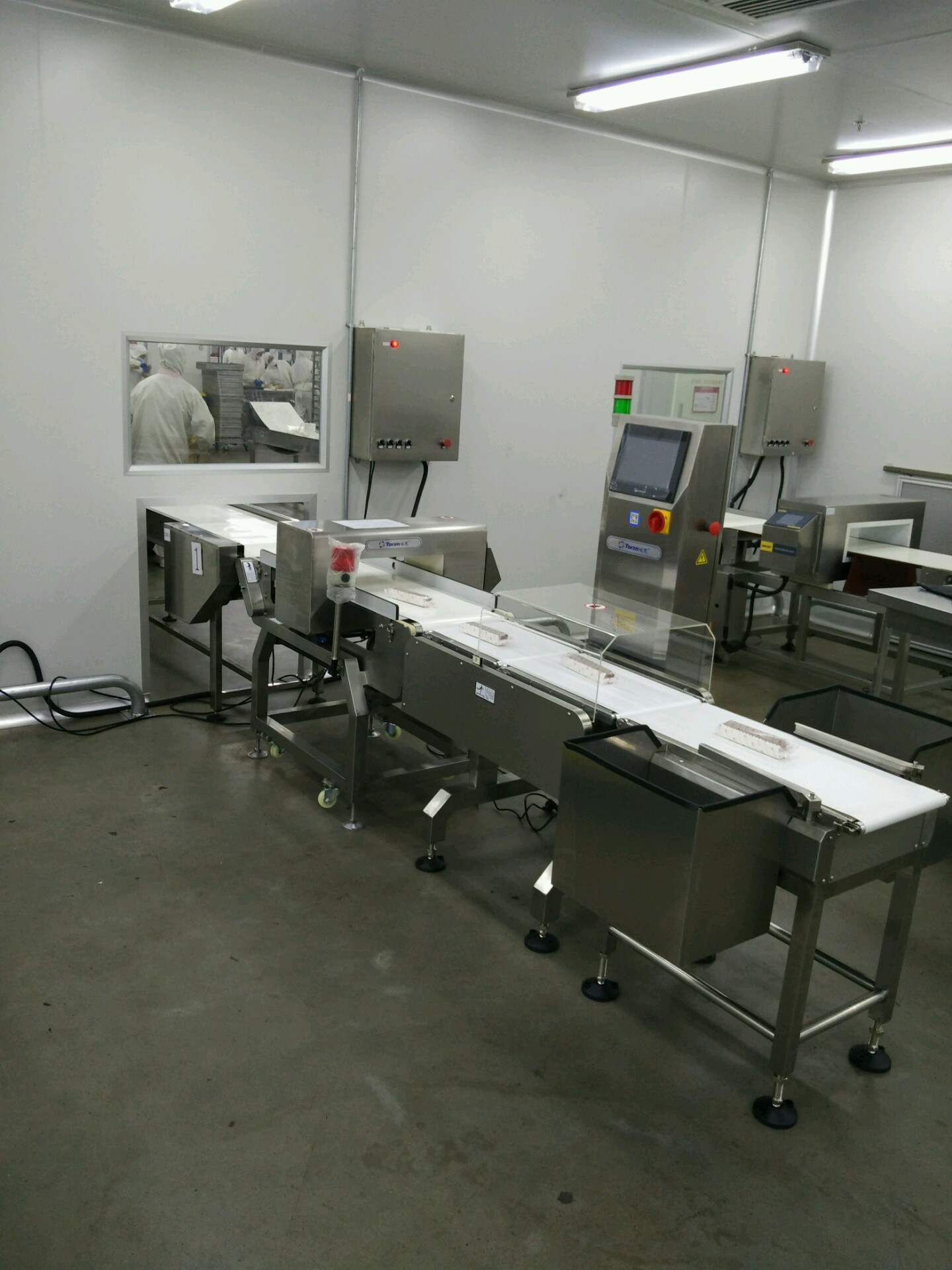 Made In China High Quality Practical Automatic Weighing Machine Checkweigher With Metal Detector